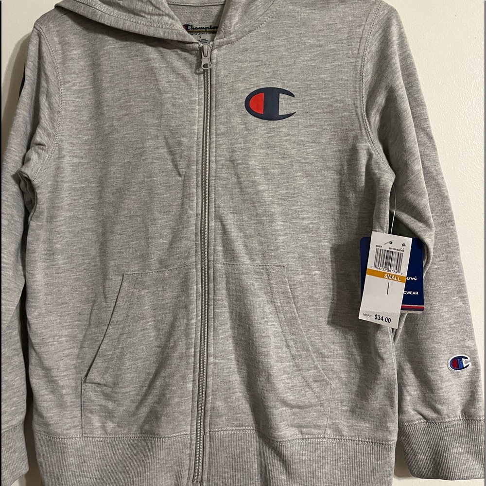 Oxford Heather zipper hoodie